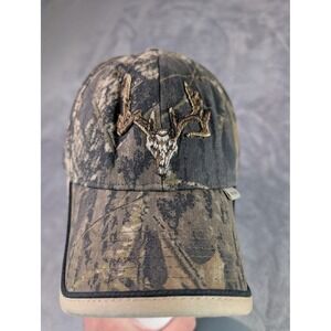 Winchester Ammo Hat Men Deer Skull Antler Embroidery Adjustable Hunting Cap Camo